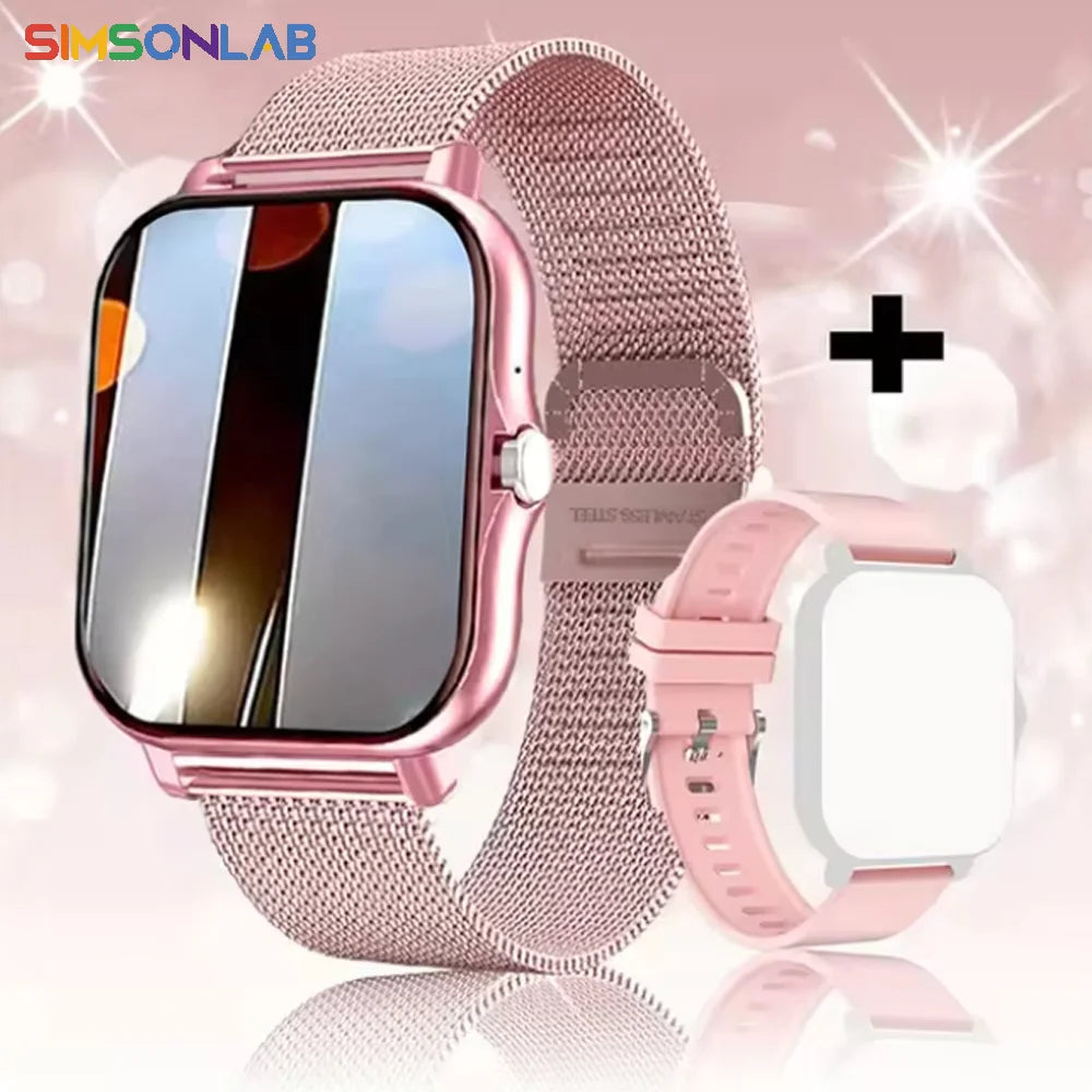 2024 Smartwatch with Information Notifications Sleep Monitoring Bluetooth Calling Sedentary Alerts and Ultra-Low Power Chip