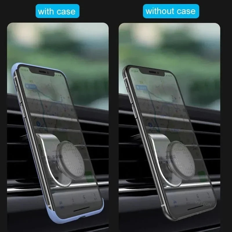 Magnetic Car Phone Holder Air Vent Clip Mount Mobile Cellphone GPS Support For Xiaomi iPhone 15 Huawei Samsung Phone Car Stand