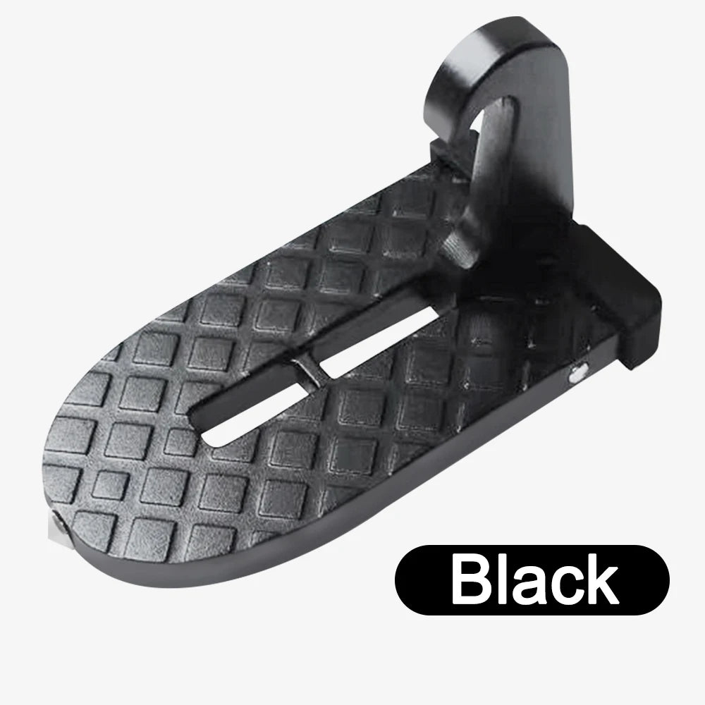 CAER Foldable Car Roof Rack Step Car Door Step Universal Latch Hook Auxiliary Walking Foot Pedal Aluminium Alloy Safety Hammer