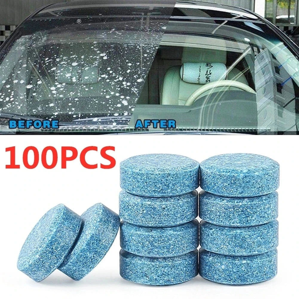 Car Windshield Glass Solid Cleaner Windscreen Wiper Effervescent Tablets Toilet Cleaning Car Accessories Car Windshield Glass So