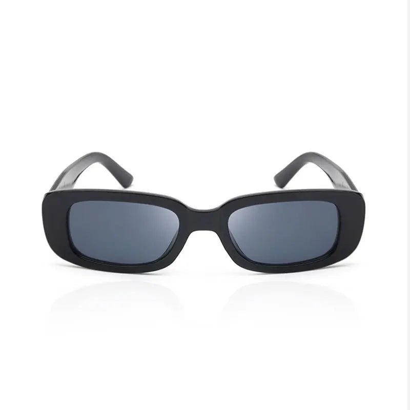 Box black new sunglasses male European glasses female retro anti-UV sunglasses