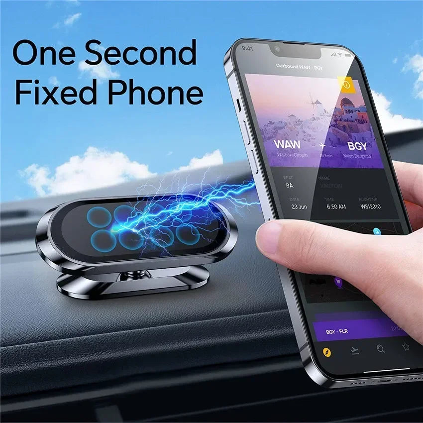 New Magnetic Car Phone Holder For iPhone 15 14 13 12 11 Samsung Redmi Mobile Cell Phone Holder Stand Magnet Mount Bracket In Car