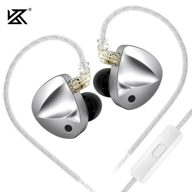 KZ D-Fi Earphones HIFI Bass Earbuds Monitor 4-Level Tuning Switch Headphone Sport Stereo Sound Noise Reduction Headset