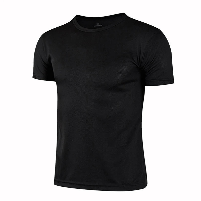 Multicolor Quick Dry Short Sleeve Sport T Shirt Gym Jerseys Fitness Shirt Trainer Running T-Shirt Men's Breathable Sportswear