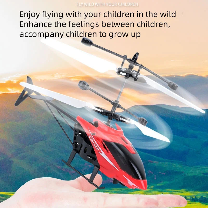 Rechargeable Mini RC Drone Remote Safe Fall-resistant RC Helicopters Drone Children Toys