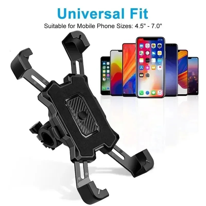 360° Rotatable Phone Holder Electric Bicycle Mobile Riding Bike Moto Motorcycle Non-slip Stand Bracket Cycling For iPhone Xiaomi