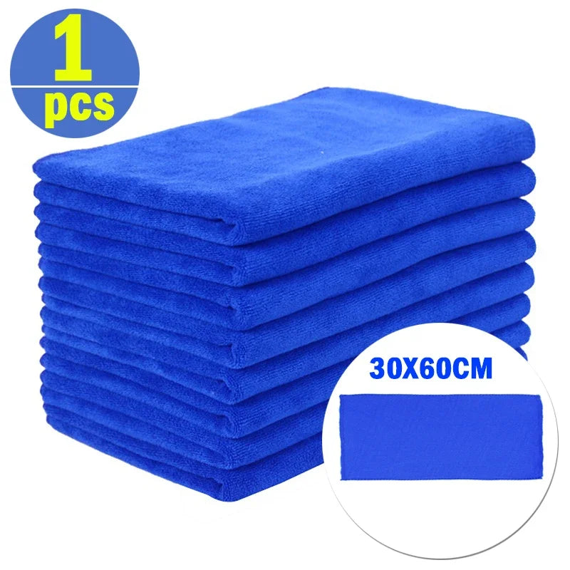 20Pcs Car Wash Microfiber Towels Auto Wash Drying Cloth Hemming Towel Car Care Cloth Detailing Polishing Towel Car Cleaning Tool