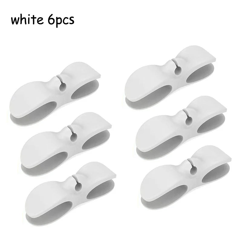 3-6pcs Cord Winder Organizer for Kitchen Appliance Cord Wrapper Cable Management Clip Holder for Air Fryer Coffee Machine Fixer