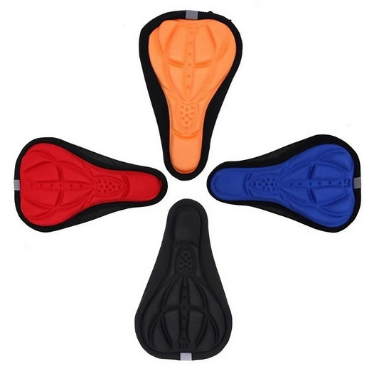 Bicycle Seat Breathable Bicycle Saddle Seat Soft Thickened Mountain Bike Bicycle Seat Cushion Cycling Gel Pad Cushion Cover