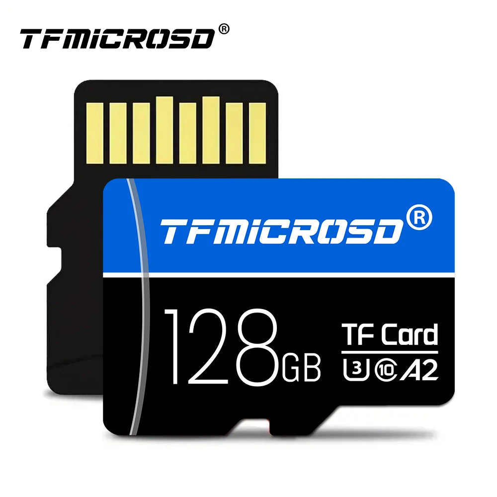 TFMicroSD Memory Card 64GB 128GB 256GB U3 C10 Mini SD/TF cartão de memória 32GB U1 For Phones Nintendo Switch Games Camera 4K TV