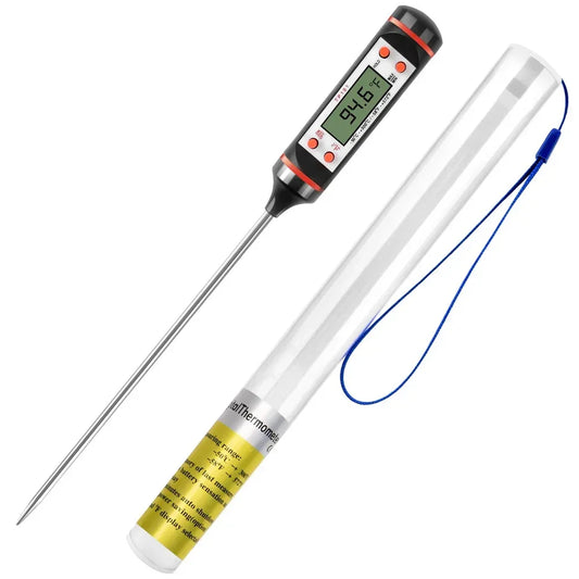 Thermometer Digital Probe Thermometer Kitchen Water Temperature Oil Thermometer Barbecue Baking Temperature Measurement