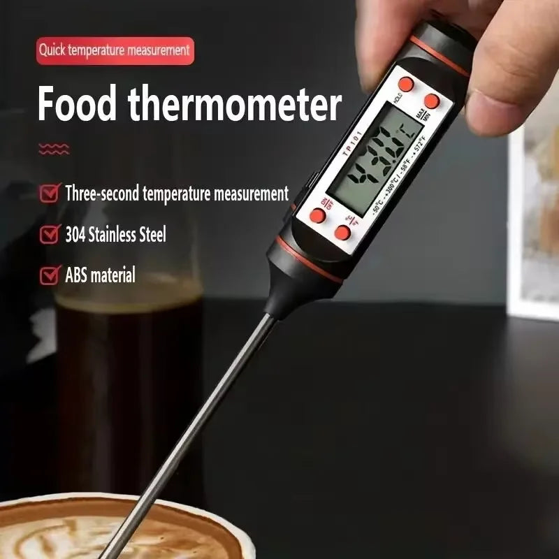 Thermometer Digital Probe Thermometer Kitchen Water Temperature Oil Thermometer Barbecue Baking Temperature Measurement