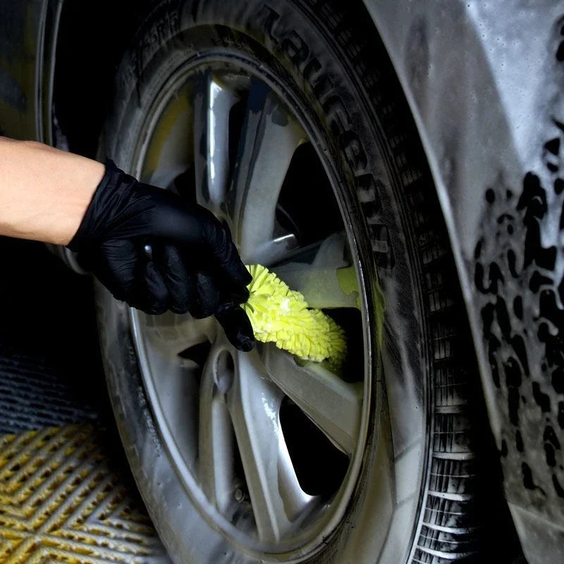 1pcs Effortlessly Clean Your Car Wheels with this Tire Rim Cleaning Tool