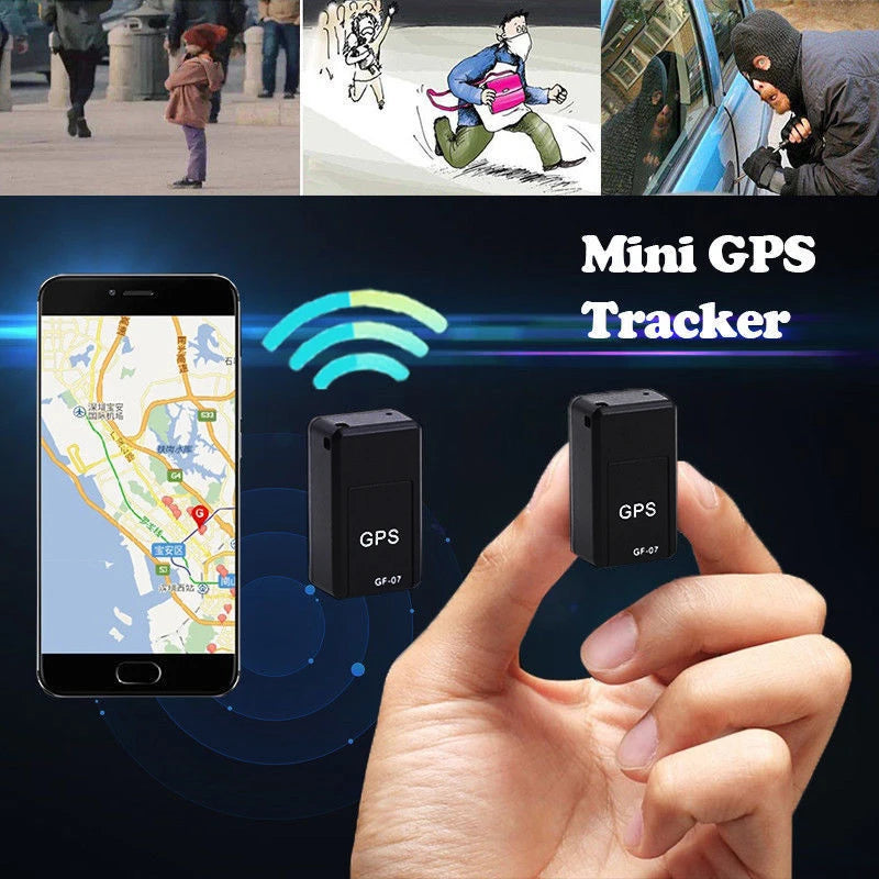 Mini GPS Car Tracker Real Time Tracking Mini GF-07 Anti-Theft Anti-lost Locator Strong Magnetic Mount SIM Message Positioner