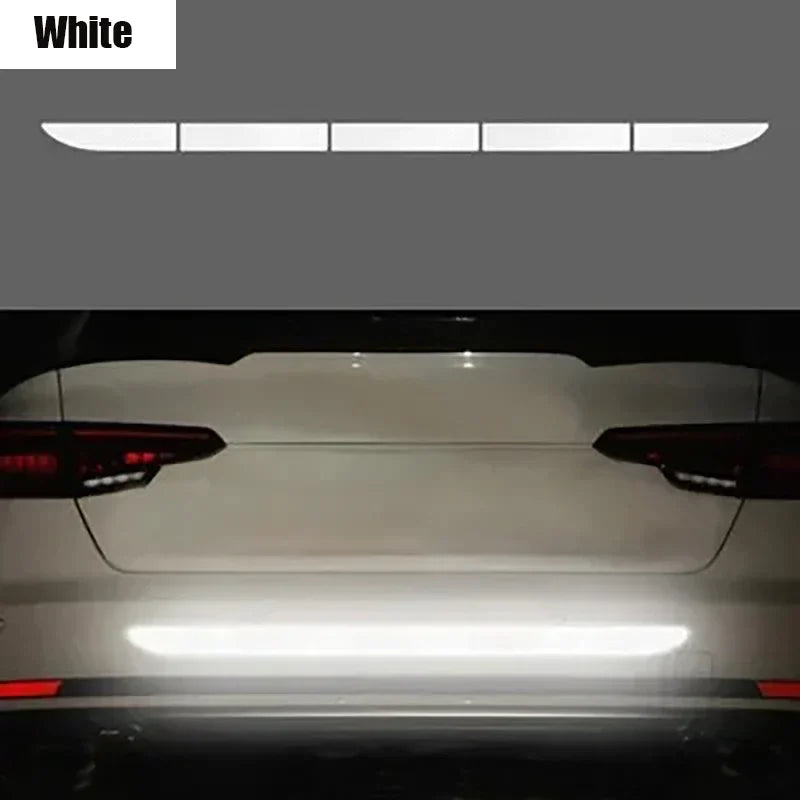 90cm Car Sticker Reflective Warning Safety Tape Anti Collision Warning Reflective Sticker for Automobile Trunk Night Reflective