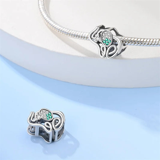 2024 New Hot Sale Original Charm Beads Fit Pandora Bracelet For Women 925 Silver coloured Pendant Bead Jewelry Gift