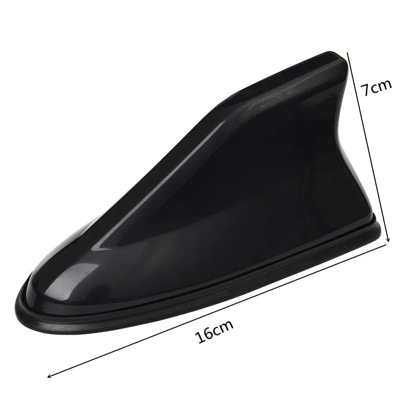 Car Shark Fin Antenna Cover Base Replacement Radio Signal Aerials Roof Exterior Accessories Decoration