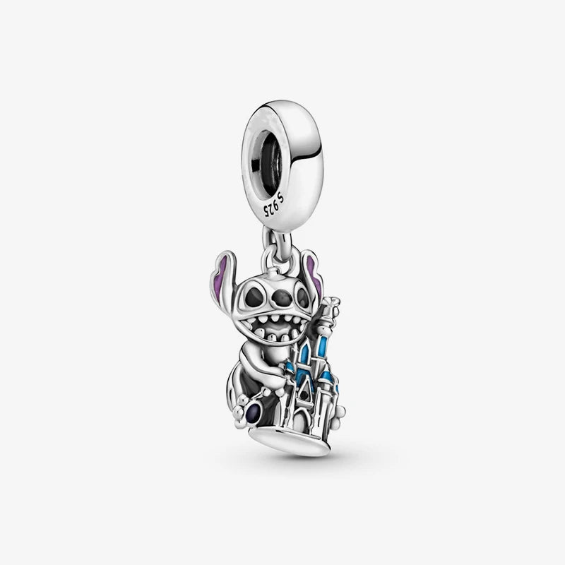 New in Disney Series Charm Beads Fits Pandora Original Charms Bracelet For Women 925 Silver Pendant Bead DIY Jewelry Hot Sale