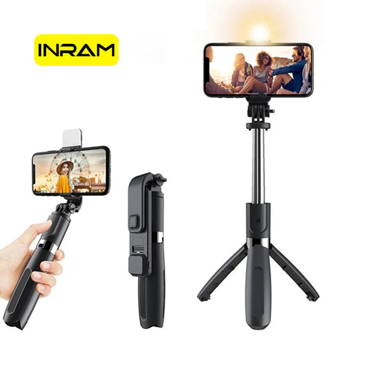 L02s Wireless Bluetooth Handheld Gimbal Stabilizer Mobile Phone Selfie Stick Tripod with Fill Light Shutter for Iphone