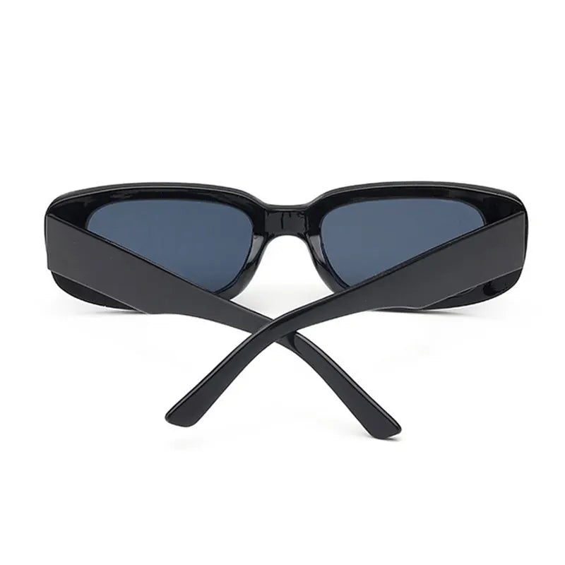 Box black new sunglasses male European glasses female retro anti-UV sunglasses