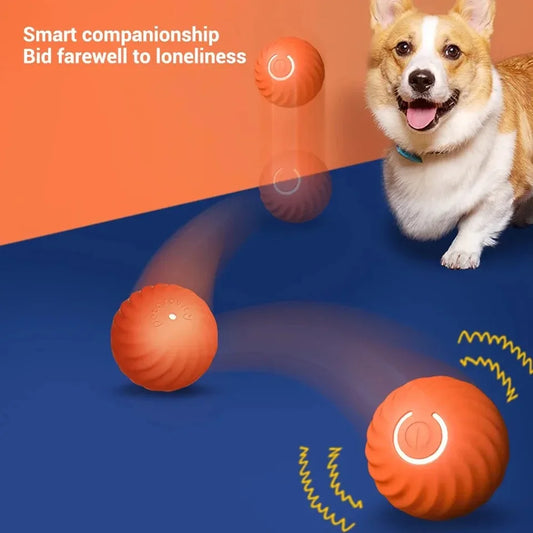 Intelligent dog toy ball automatic electronic interactive training pet toy sports ball rechargeable(including shell replacement）