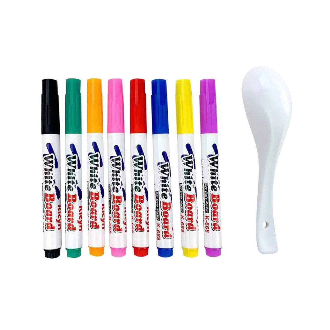 8/12 Colors Magical Water Floating Student Painting Brush Whiteboard Markers Pen Suspension Kids Educational Painting Pen Toys