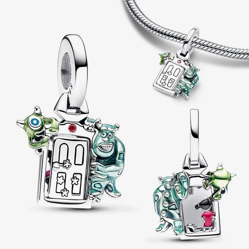 New in Disney Series Charm Beads Fits Pandora Original Charms Bracelet For Women 925 Silver Pendant Bead DIY Jewelry Hot Sale