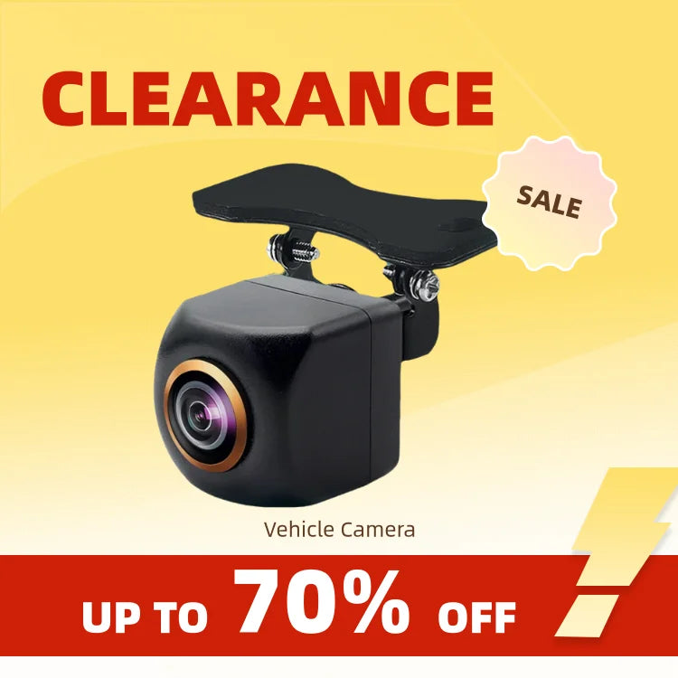 Clearance_GreenYi 170° Golden Lens 1920x1080P Car Rear View Camera Fisheye Full HD Night Vision Reverse AHD 4 Pin Vehicle Parkin