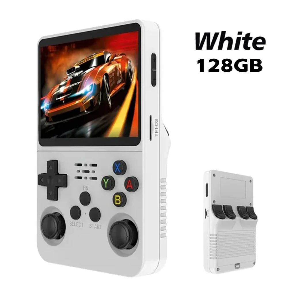 R36S Retro Handheld Video Game Console Linux System 3.5-inch IPS Screen Mini Portable Handheld Video Player 64GB 15000 Games