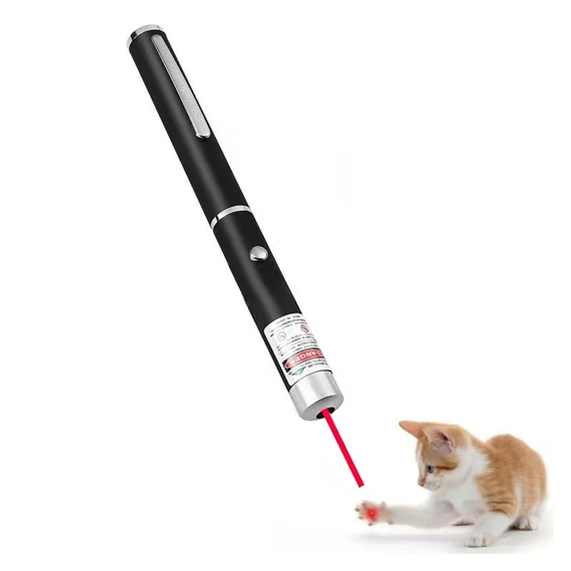 2-in-1 Mini Laser Pointer, LED Pet Training Flashlight, Scratching Toys for Pets and Cats, Christmas Gifts