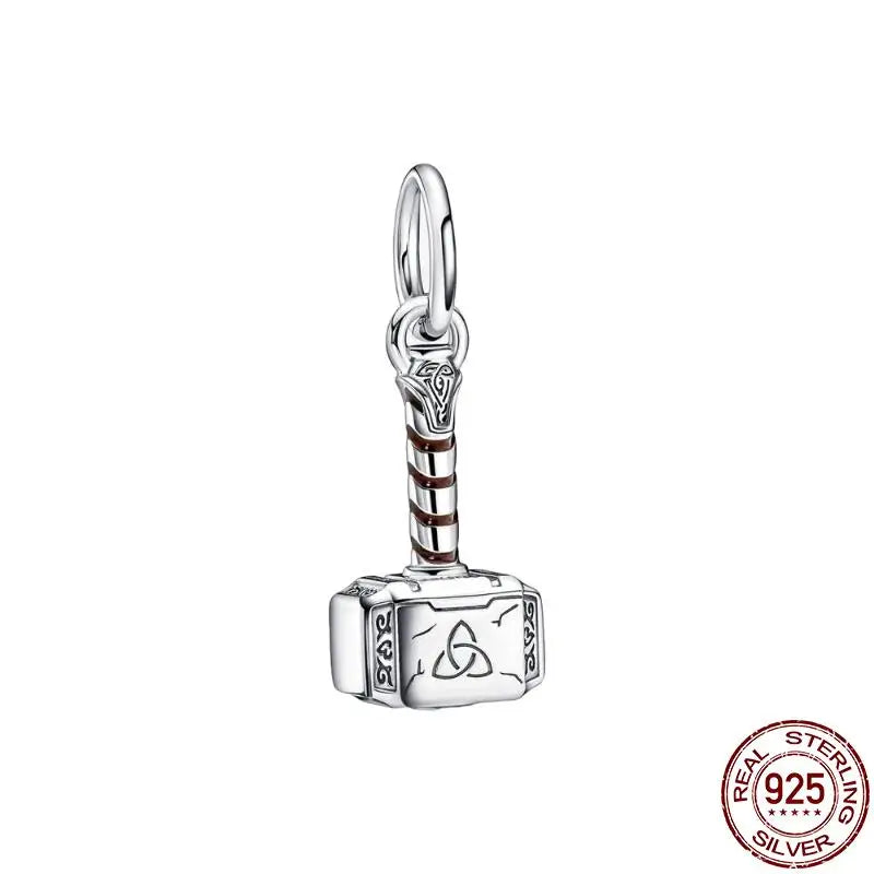 New Charm plata de ley 925 Silver Disney Star Warsries Mandalorian Helmet Charm Bead Fit Original brand bracelet Birthday Gift