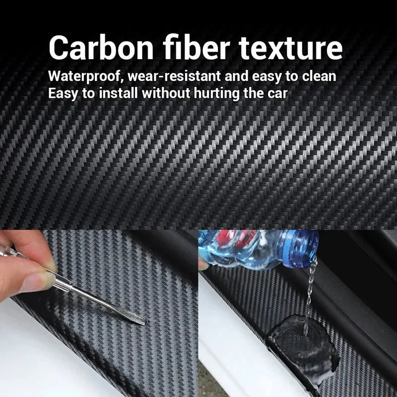 Carbon Fiber Tape Stickers on Car Automotive Cloth Tape Waterproof Decorative Masking Adhesive Adhesives Sealers Hardware Home