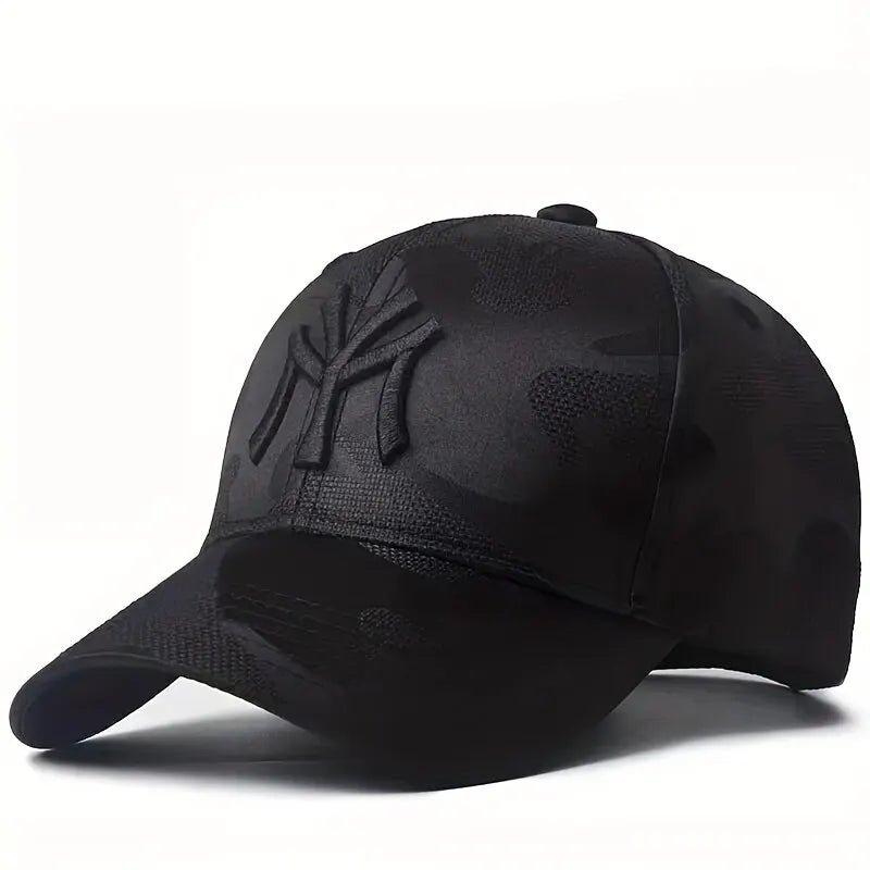 Fashion Letter Embroidery Camouflage Baseball Hats Spring and Autumn Outdoor Adjustable Casual Hats Sunscreen Hat