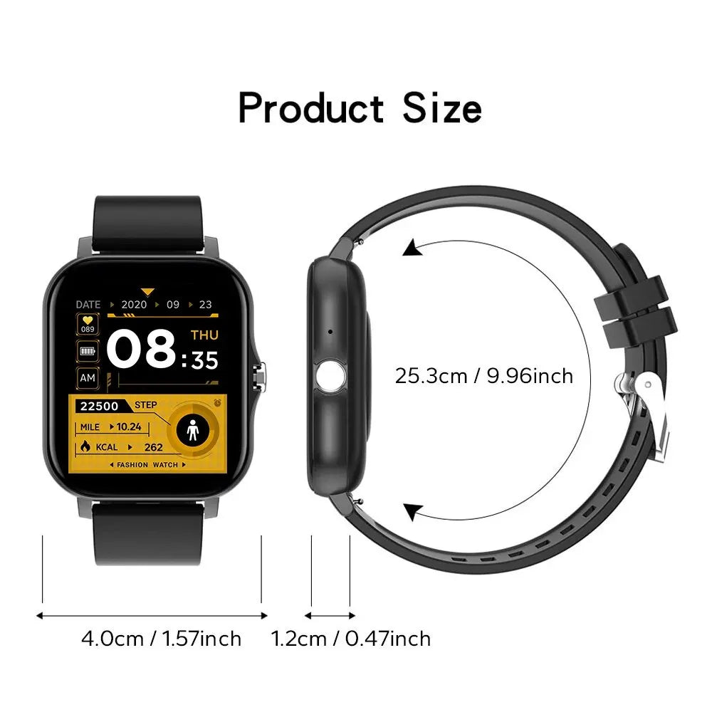 2024 Smartwatch with Information Notifications Sleep Monitoring Bluetooth Calling Sedentary Alerts and Ultra-Low Power Chip