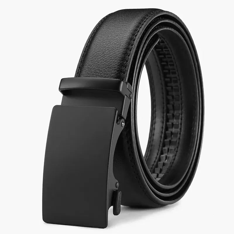 Fashion Business Men'S Belt Genuine Luxury Brand Belt Metal Buckle Belt High-Quality PU Leather Soft Belt With Cargo Pants Jeans