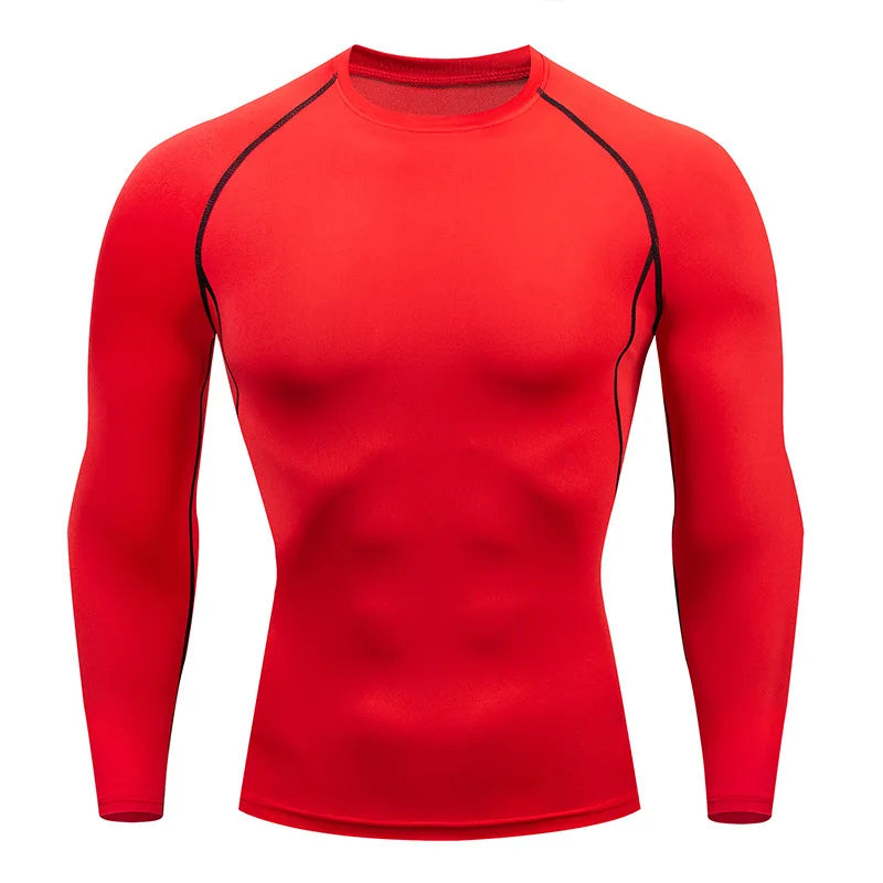 Dry Fit Men'S High Quality MMA Fitness Gym Sports T-Shirt Jogging Running Shirt Compression Breathable Rashguard Comprehensive