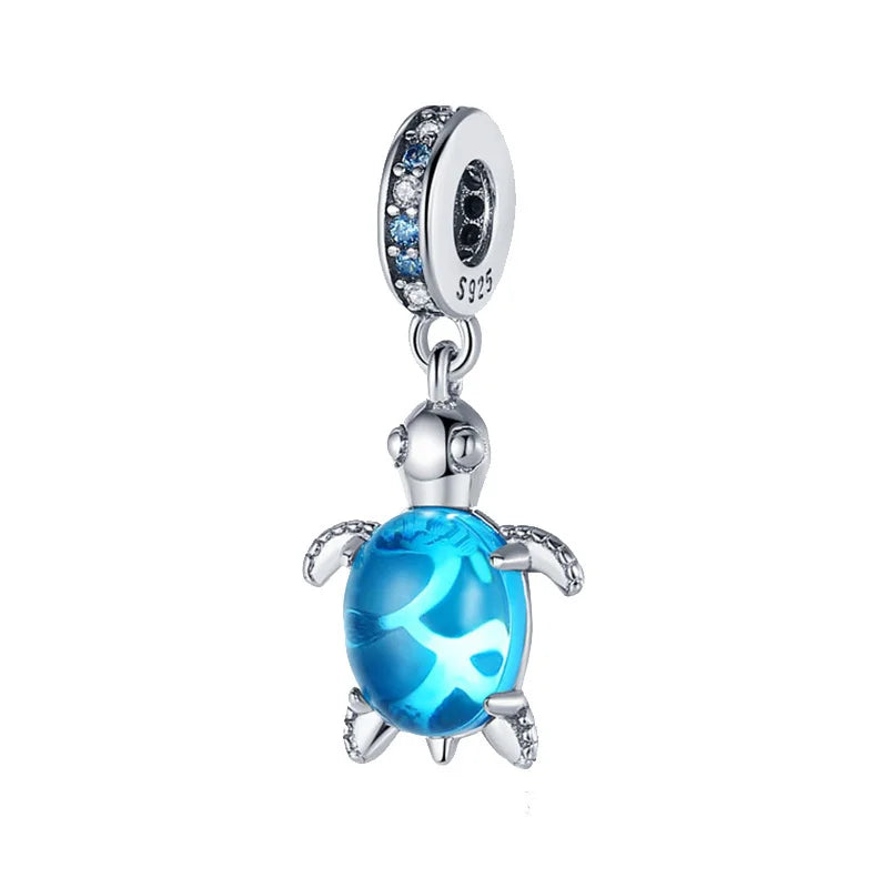 2024 New Hot Sale Original Charm Beads Fit Pandora Bracelet For Women 925 Silver coloured Pendant Bead Jewelry Gift