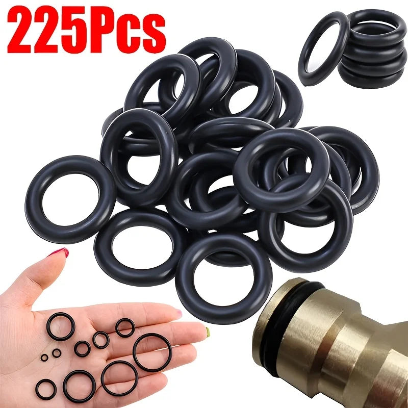 Rubber O Ring Set Gaskets Seal Nitrile Rubber Bands High Pressure O-Rings Repair Kit Sealing Elastic Band O Rubber Rings