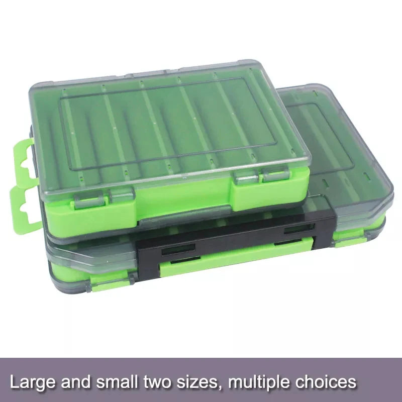 Shrimp Fishing Box Fishing Accessories Box Squid Jig Box Tackle Double Side Folio U Size Wooden Plastic Case for Fish