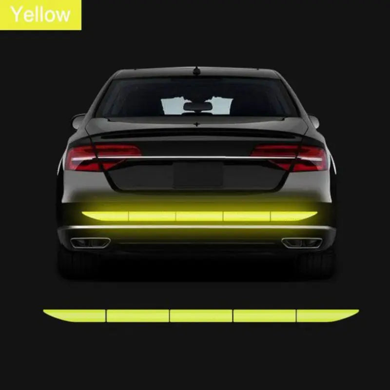 Car Sticker Reflective Warning Safety Tape Anti Collision Warning Reflective Strips For Automobile Trunk Car Exterior Accessorie