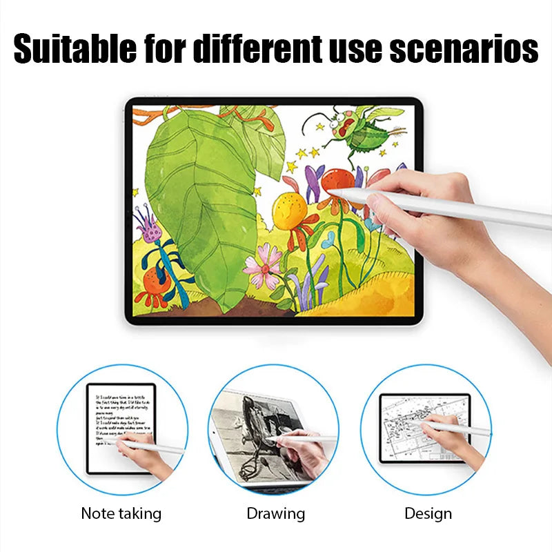 For Apple Pencil Palm Rejection Power Display iPad Pencil Pen For iPad 2022 2021 2020 2019 2018 Pro Air Mini Specific Stylus