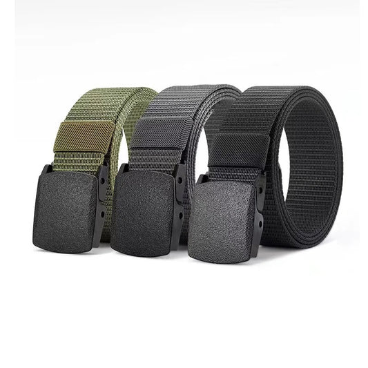 Automatic Buckle Nylon MEN'S Tactical Belts Men's Canvas Belts Premium Pants Belts Sports Belts Nylon Belts