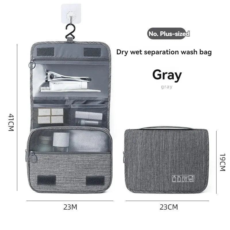 Foldable Toiletry Bag Organizer Hanging Storage Bag Bathroom Makeup Bag Case Cosmetic Bag Travel Bag For Travel Business