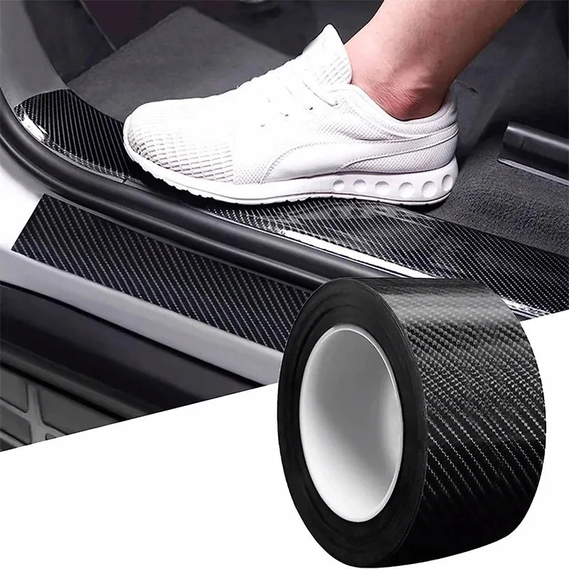 Carbon Fiber Tape Stickers on Car Automotive Cloth Tape Waterproof Decorative Masking Adhesive Adhesives Sealers Hardware Home