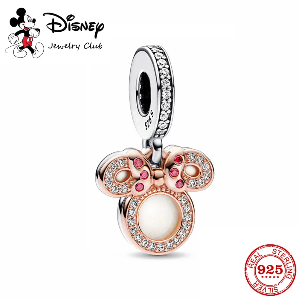 Disney Minnie Mouse Rocket Raccoon Charms Pendant Fit Pandora Charms Silver 925 Original Bracelet Beads Charm for Jewelry Gift