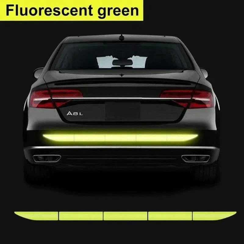 90cm Car Sticker Reflective Warning Safety Tape Anti Collision Warning Reflective Sticker for Automobile Trunk Night Reflective