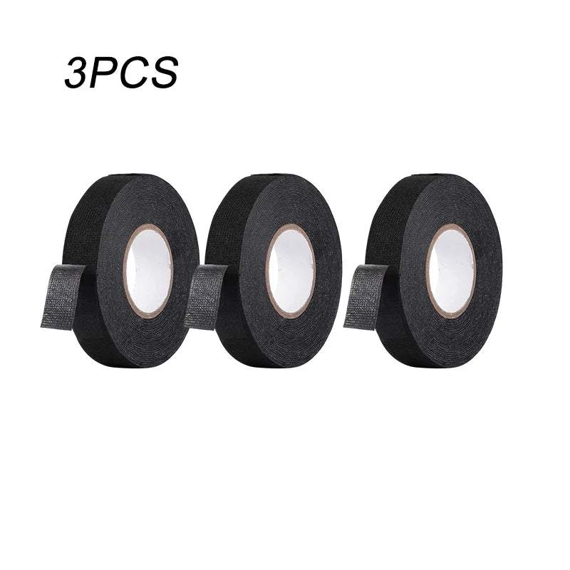 Electrical Insulating Tape Heat Resistant Harness Tape 9/15/50MM Car Cable Harness Wiring Loom Protection Waterproof Tape