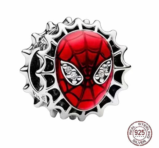 New 100% 925 Silver  Princess, Marvel Charm Beaded Women's Jewelry Suitable for PanDuoduo Bracelets DIY Exquisite Gifts