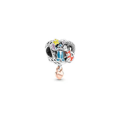 925 Sterling Silver Collection Minnie Safty chain Alice Stitch Charm Beads Suitable For Pandora Bracelets Jewelry Making