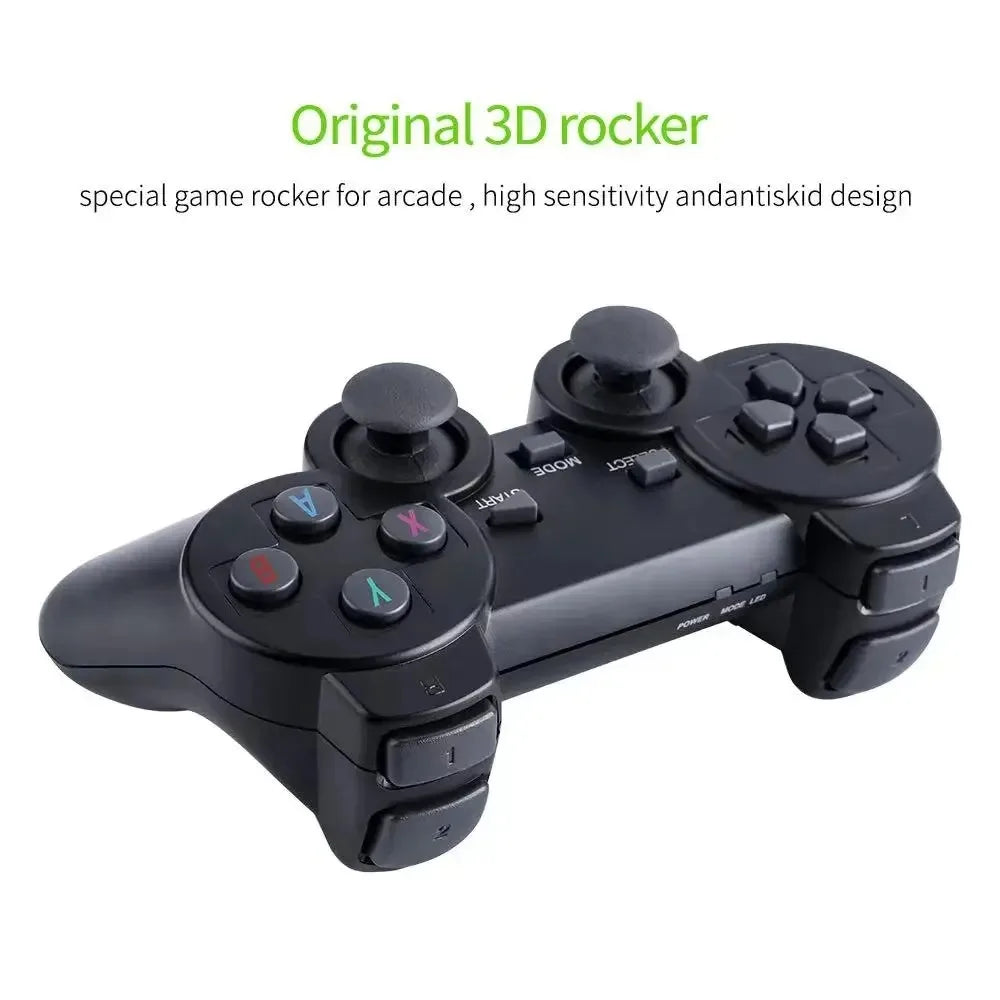 Video Game Sticks M8 Console 2.4G Dual Wireless Controller Game Stick 4K 20000 games 64GB Retro game For Dropshiopping Xmas Gift